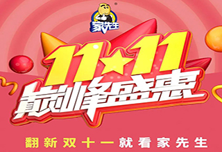 抢占新商机，掘金第四季 | 家先生向你发出双十一召集令！